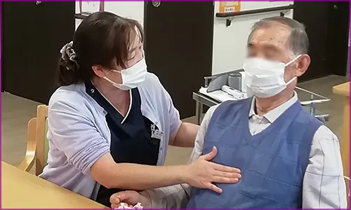 看護師による健康チェック